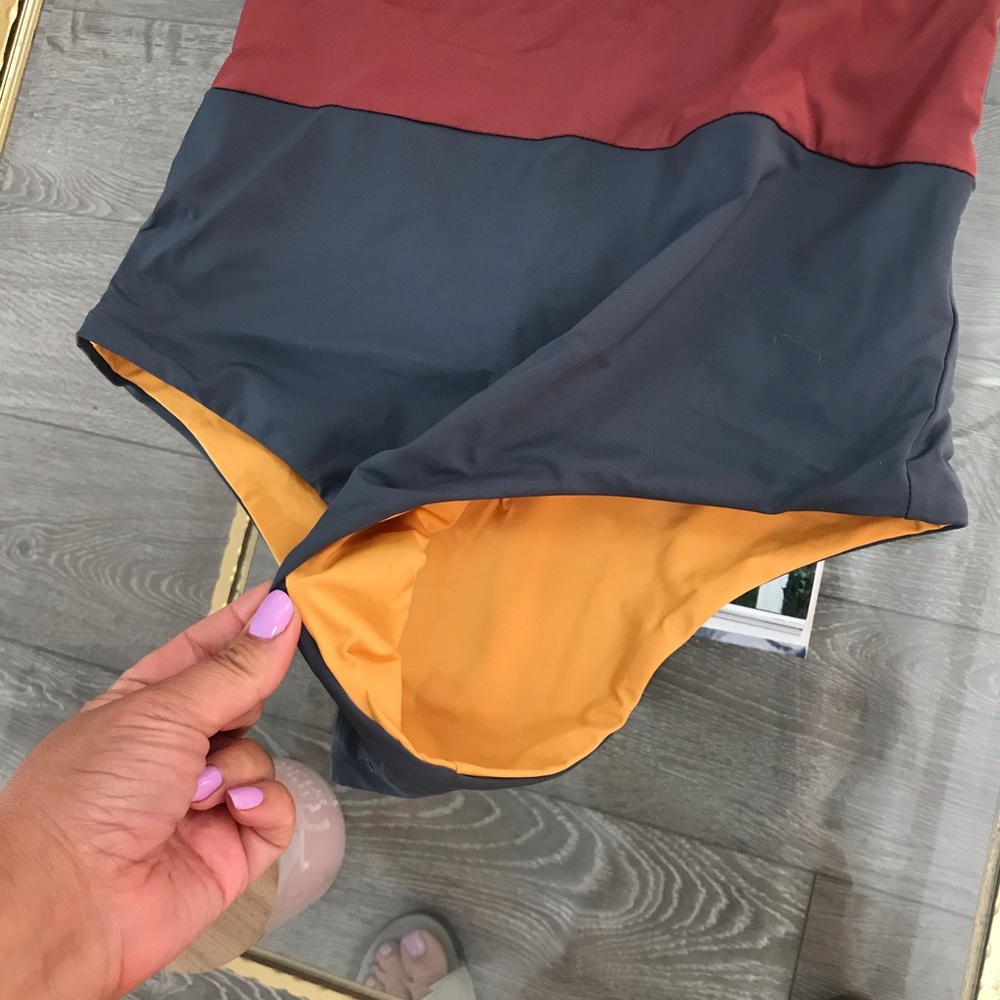 Tavik Chase Reversible Color Block Halter Swimsuit - image 3